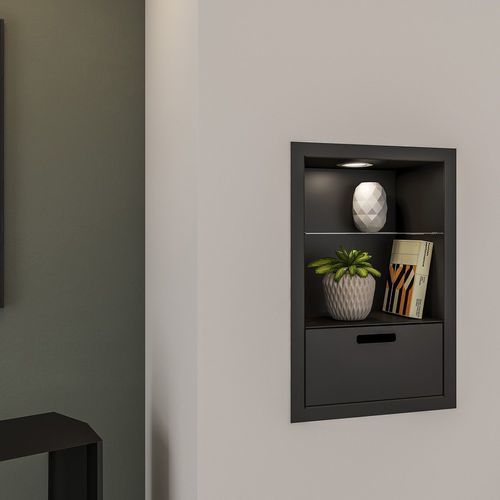 Nicchia in acciaio - SPECIAL NICHE - dixneuf - rettangolare / da interno