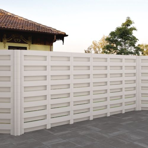 Blocco di calcestruzzo decorativo - TOSCANA  - SAS PREFABRICADOS DE HORMIGON SA - per recinzione di giardino / ad alta resistenza / incastrabile