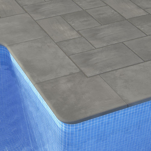 Bordo di piscina in calcestruzzo - DOMUS Series - SAS PREFABRICADOS DE HORMIGON SA - d'angolo