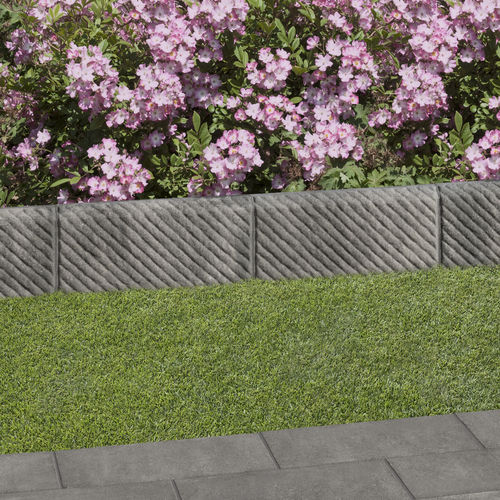 Cordolo da giardino - SERENA - SAS PREFABRICADOS DE HORMIGON SA - in pietra naturale / da esterno / rettangolare