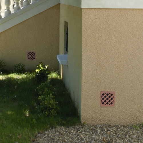 Griglia di ventilazione in pietra ricostituita - ASP Series - SAS PREFABRICADOS DE HORMIGON SA - quadrata / per esterni / professionale