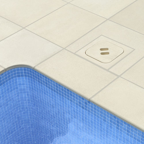 Griglia di drenaggio in calcestruzzo - GARONNE SKIMMER - SAS PREFABRICADOS DE HORMIGON SA - per piscina