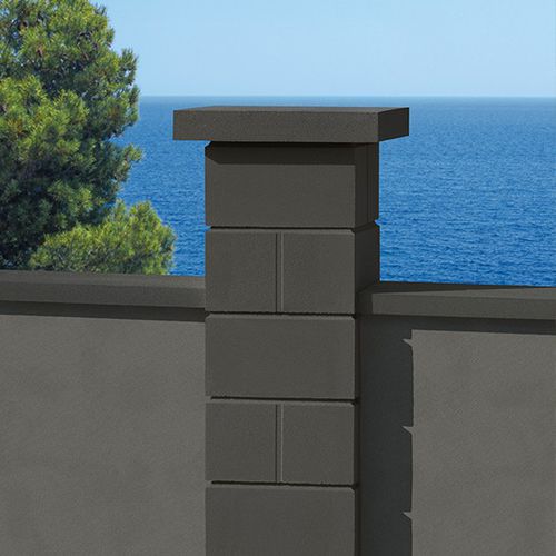 Blocco di calcestruzzo forato - SMOOTH  - SAS PREFABRICADOS DE HORMIGON SA - per recinzione / per fondazione / per pilastro