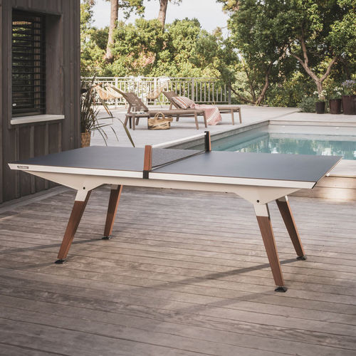 Tavolo da ping-pong per esterni - ORIGIN - MEDIUM - WHITE - Cornilleau - contemporaneo / per uso residenziale / per hotel