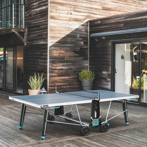 Tavolo da ping-pong per esterni - 400X  - Cornilleau - contemporaneo / per uso residenziale / per spazio pubblico