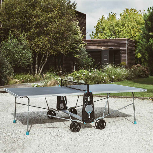 Tavolo da ping-pong per esterni - 100X SPORT  - Cornilleau - contemporaneo / per uso residenziale / per spazio pubblico