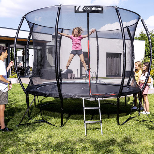 Trampolino senza molla - Springcare 8FT - Cornilleau - per parco giochi / rotondo / per uso domestico