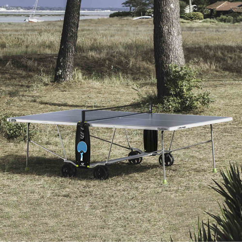 Tavolo da ping-pong per esterni - CHALLENGER   - Cornilleau - contemporaneo / per uso residenziale / per spazio pubblico