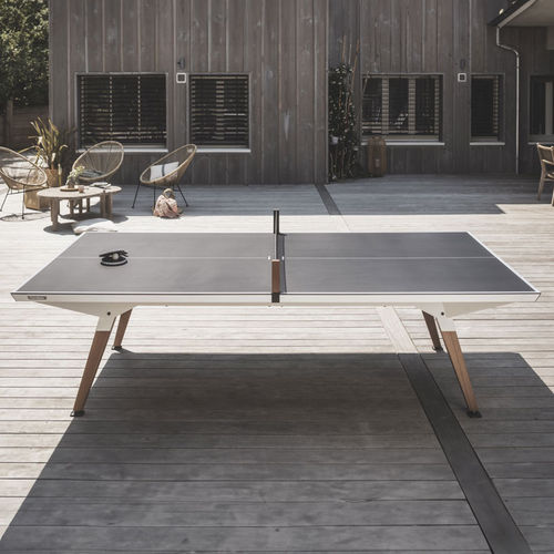 Tavolo da ping-pong per esterni - ORIGIN - WHITE - Cornilleau - contemporaneo / per uso residenziale / per hotel