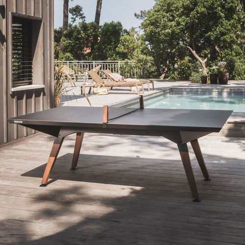 Tavolo da ping-pong per esterni - ORIGIN - MEDIUM - BLACK  - Cornilleau - contemporaneo / per uso residenziale / per hotel