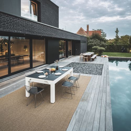 Tavolo da biliardo per esterni - Classic - White - Cornilleau - contemporaneo / per uso residenziale / contract