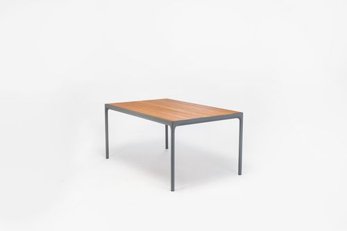 Tavolo da pranzo contemporaneo - FOUR - Houe - in rovere / in bambù / in linoleum