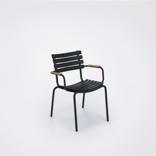 Sedia contemporanea - CLIPS - Houe - da esterno / in bambù / in plastica