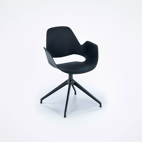 Sedia contemporanea - FALK  - Houe - da interno / in plastica / con supporto in legno
