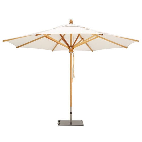 Ombrellone rotondo - SAFARI - Woodline Shade Solutions - in legno / in tessuto / in acciaio inossidabile