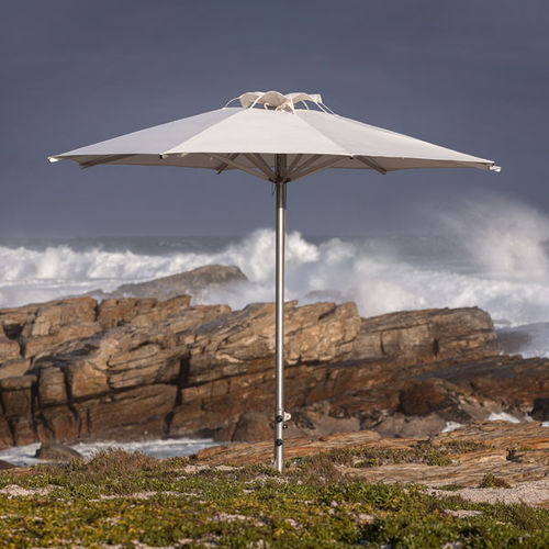 Ombrellone in tessuto - STORM - Woodline Shade Solutions - in acciaio inossidabile