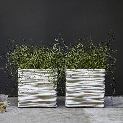 Fioriera in plastica - NATURE : RIB - Capi - rettangolare / quadrata / contemporanea