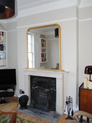 Specchio a muro - NO. 50 - Overmantels - Luigi Filippo / rettangolare / argentato