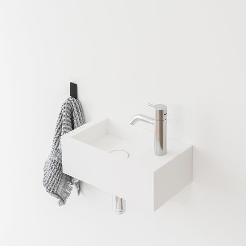 Lavandino sospeso - FORM - NotOnlyWhite - rettangolare / in Solid Surface