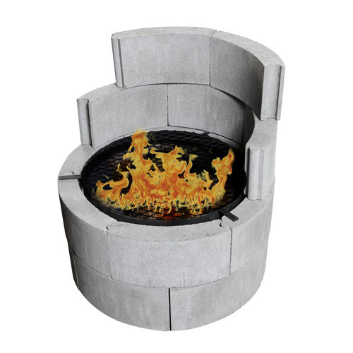 Barbecue a legna - GLADSTONE - shaw brick - fisso / in pietra