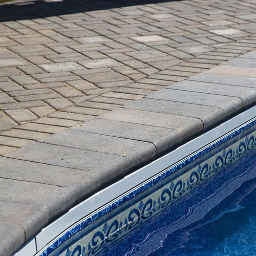 Bordo di piscina in pietra - shaw brick
