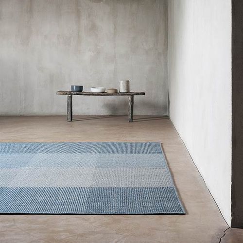 Tappeto contemporaneo - GENOVA - LINIE DESIGN A/S - a righe / a quadretti / in lana della Nuova Zelanda