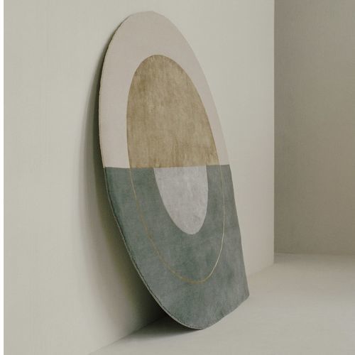 Tappeto contemporaneo - RISING GEMINI - LINIE DESIGN A/S - a motivi / in seta / in lana della Nuova Zelanda