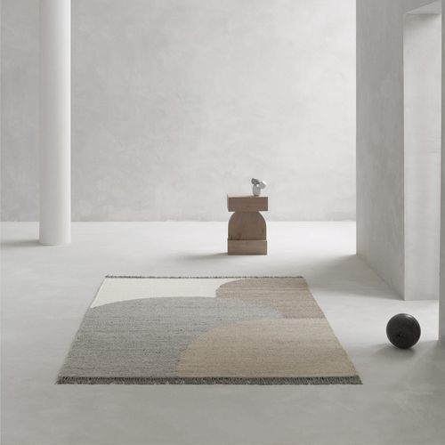 Tappeto contemporaneo - EIK - LINIE DESIGN A/S - a motivi / in lana / rettangolare