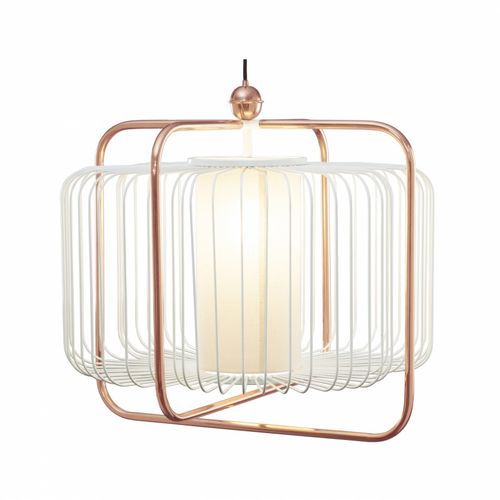 Lampada a sospensione - JULES I - Mambo Unlimited Ideas - in cotone / in rame / in metallo