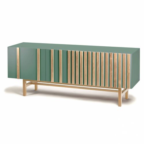 Credenza contemporanea - GO - Mambo Unlimited Ideas - in rovere / in MDF laccato / in legno compensato
