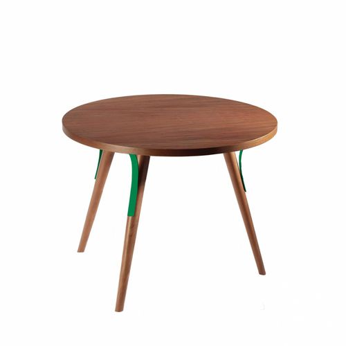 Tavolo d'appoggio contemporaneo - WAY - Mambo Unlimited Ideas - in noce / in legno compensato / in MDF laccato