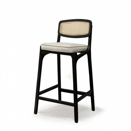 Sedia alta contemporanea - KARL - Mambo Unlimited Ideas - da interno / in espanso / con supporto in legno