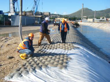 Geocomposito di consolidamento - FLEXITEX - Geosintex - di protezione / antierosione / in poliestere