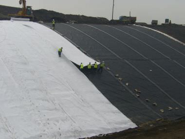 Geogriglia di drenaggio - INTERDRAIN - Geosintex - per muro di contenimento / per strada / in polietilene