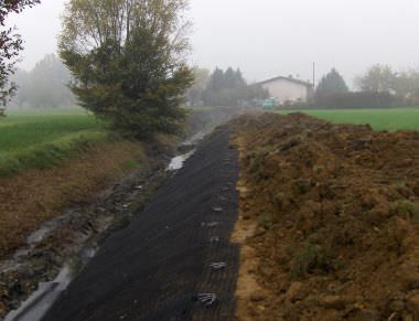 Biofeltro antierosione - TRINTER - Geosintex - per le rive dei fiumi / per trasporti ferroviari / per discariche
