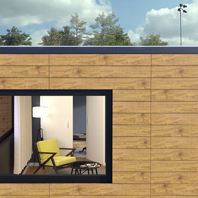 Laminato decorativo aspetto pietra - CLADDING - Greenlam Europe - a tinta unita / spazzolato / finitura opaca
