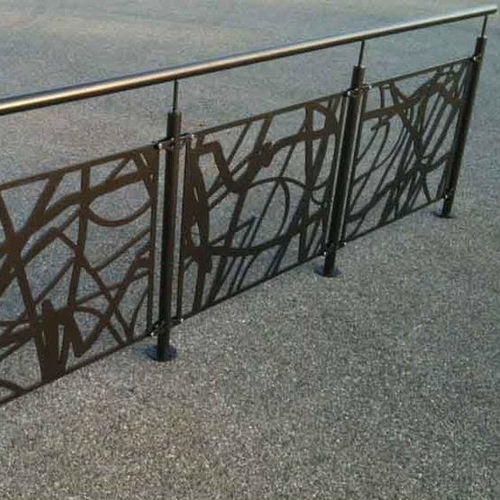 Barriera di protezione - ESCALIER DESIGN 14 - fissa / in metallo / per spazio pubblico