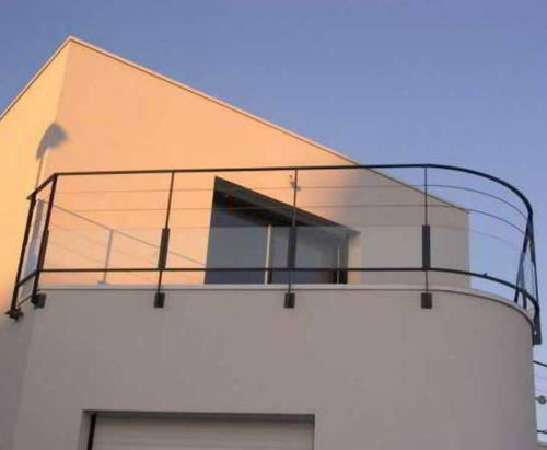 Balcone pannelli in vetro - ESCALIER DESIGN 14 - a sbarre / in acciaio