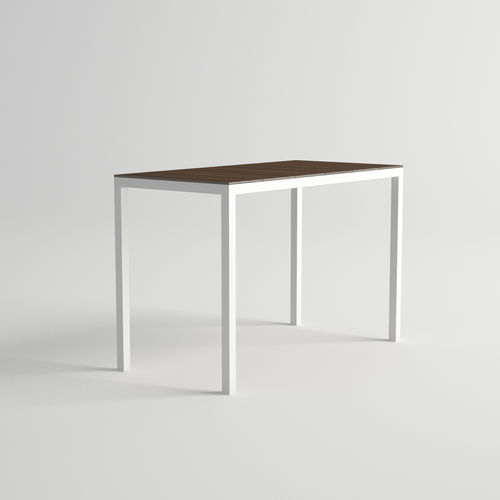 Tavolo alto contemporaneo - DAYTONA - 10Deka - in HPL / con supporto in alluminio / rettangolare