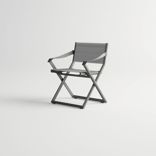 Sedia da pranzo contemporanea - VICTUS  - 10Deka - da esterno / in Textilene® / con supporto in alluminio