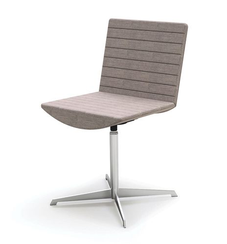 Sedia contemporanea - CRESCENT - burgessfurniture - da interno / in tessuto / con supporto in metallo