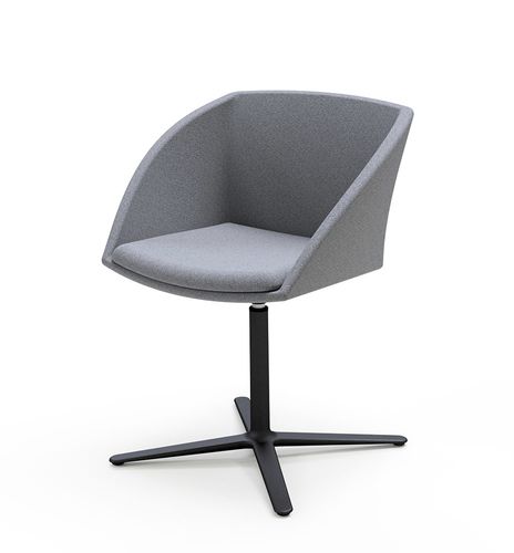 Sedia contemporanea - SCEPTRE - burgessfurniture - da interno / in tessuto / con supporto in legno