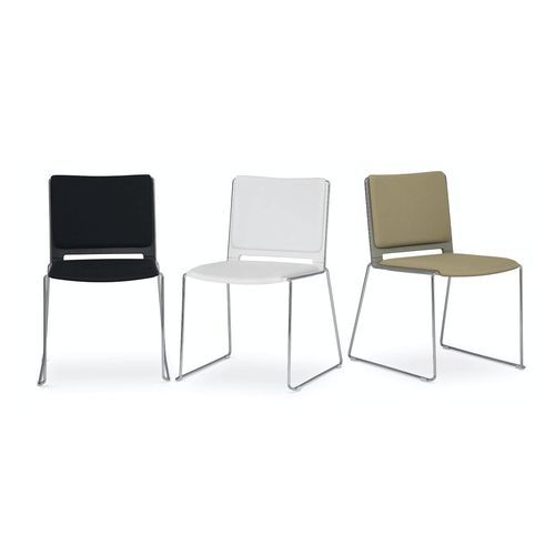 Sedia contemporanea - RIGO  - burgessfurniture - da interno / in polipropilene / in acciaio