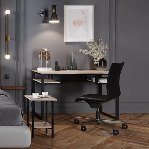 Scrivania da terra - OPEN CONCEPT - burgessfurniture - contemporanea / in acciaio / in legno