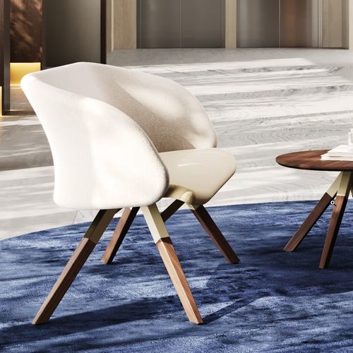 Divano contemporaneo - JUNEA® - burgessfurniture - per camera da letto / in tessuto / doppio