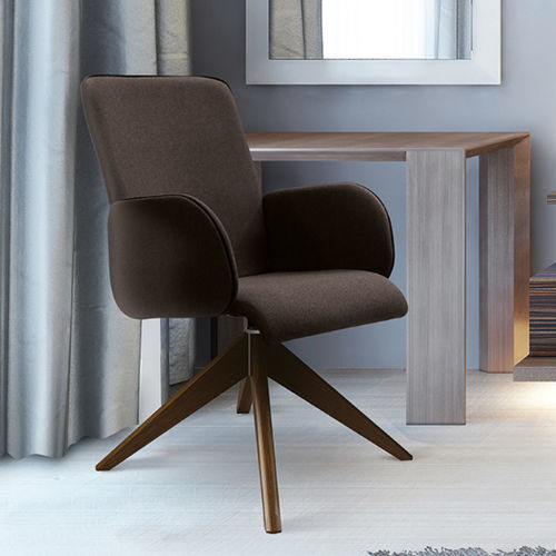 Poltrona contemporanea - CASUELLE® - burgessfurniture - in tessuto / in metallo / in legno