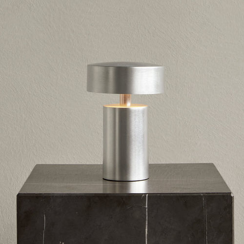 Lampada da tavolo - COLUMN - AUDO - portatile / in alluminio anodizzato / in ABS