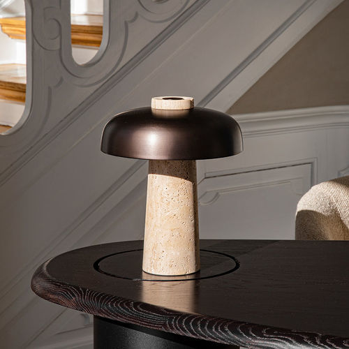 Lampada da tavolo - REVERSE - AUDO - da comodino / in alluminio / in PMMA