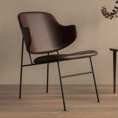 Poltrona contemporanea - THE PENGUIN - AUDO - in tessuto / in pelle / in rovere