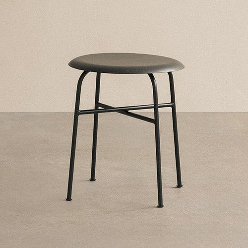 Sgabello contemporaneo - AFTEROOM - AUDO - in legno compensato / con supporto in acciaio verniciato a polvere / imbottito